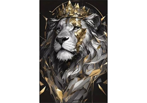 Diamond Painting Set DP2545056 Lion 35 x 45 cm