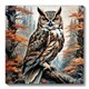 Diamond Painting Set DP2545062 Eule 15 x 25 cm