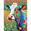 Diamond Painting Set DP2545064 Cow 15 x 25 cm