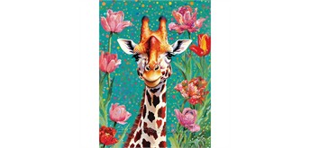 Diamond Painting Set DP2545065 Giraffe 15 x 25 cm