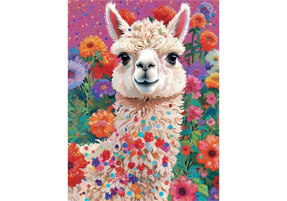 Diamond Painting Set DP2545067 Llama 15 x 25 cm