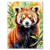 Diamond Painting Set DP2545069 Red Panda 15 x 25 cm