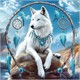 Diamond Painting Set DP2545086 Wolf 25 x 35 cm