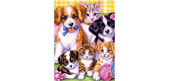 Diamond Painting Set DP2545090 Tiere 25 x 35 cm