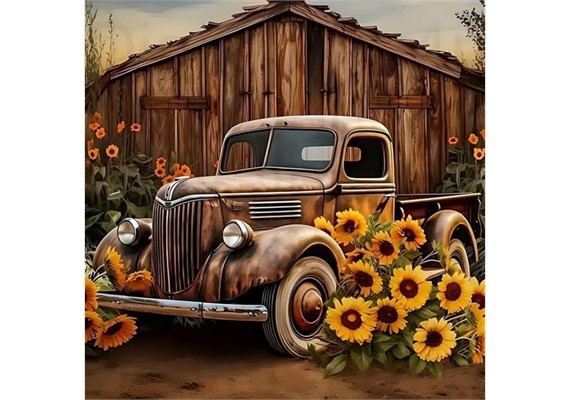 Diamond Painting Set DP2545092 Car 25 x 35 cm