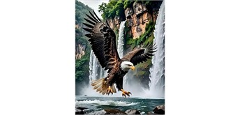 Diamond Painting Set DP2545095 Eagle 35 x 45 cm