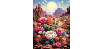 Diamond Painting Set DP2545096 Flowers 35 xs 45 cm