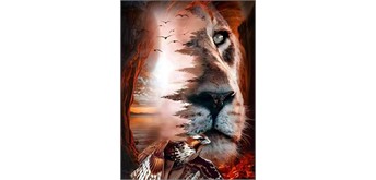 Diamond Painting Set DP2545105 Lion 35 x 45 cm
