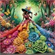 Diamond Painting Set DP2545107 Girl 35 x 45 cm