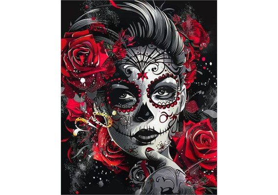 Diamond Painting Set DP2545108 Girl 35 x 45 cm