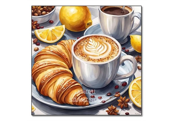 Diamond Painting Set DP25455061 Coffee 15 x 25 cm