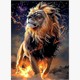 Diamond Painting Set DP25455089 Lion 25 x 35 cm