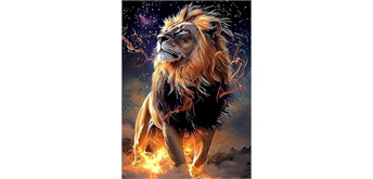 Diamond Painting Set DP25455089 Lion 25 x 35 cm