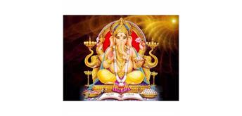 Diamond Painting Set DS22035 Ganesh 40 x 30 cm