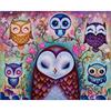 Diamond Painting Set FH1577 Owls 50 x 40 cm