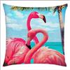 Diamond Painting Set Flamingo Kissen 40 x 40 cm