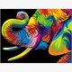 Diamond Painting Set FZX383 Elephant Square Stones 50 x 40 cm