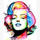 Diamond Painting Set GC74835 Marilyn 35 x 45 cm
