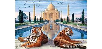 Diamond Painting Set GD73591 Tigers 25 x 35 cm