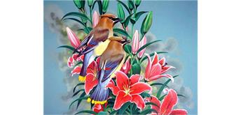 Diamond Painting Set GD74292 Birds 40 x 30 cm