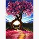Diamond Painting Set GD74666 Tree 35 x 25 cm