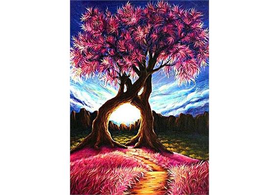 Diamond Painting Set GD74666 Tree 35 x 25 cm