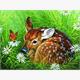 Diamond Painting Set GD74987 Deer Square Stones 40 x 30 cm