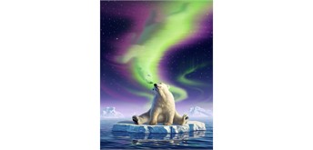 Diamond Painting Set GD75054 Polar Bear Square Stones 40 x 30 cm
