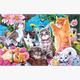 Diamond Painting Set GD75500 Cats 25 x 35 cm