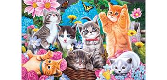 Diamond Painting Set GD75500 Cats 25 x 35 cm