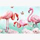 Diamond Painting Set GD76328 Flamingo 35 x 25 cm