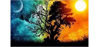 Diamond Painting Set GD76965 Day-Night 25 x 35 cm