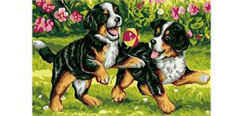 Diamond Painting Set GD82469 Dogs 25 x 35 cm