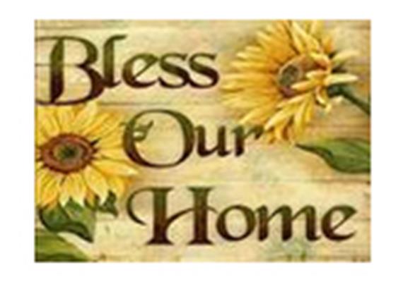Diamond Painting Set GD82523 Bless our Home 35 x 25 cm