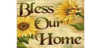 Diamond Painting Set GD82523 Bless our Home 35 x 25 cm