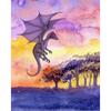 Diamond Painting Set GM005 Dragon 50 x 40 cm