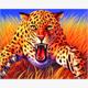 Diamond Painting Set GM1057 Leopard 50 x 40 cm