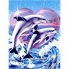 Diamond Painting Set GM1315 Dolphins 35 x 45 cm