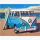 Diamond Painting Set GM1333 VW Van 50 x 40 cm