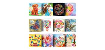 Diamond Painting Set HKDZ07 Karten 8 Stück