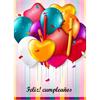 Diamond Painting Set Karte Happy Birthday 18 x 13 cm