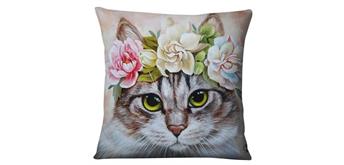 Diamond Painting Set Katze Kissen 40 x 40 cm