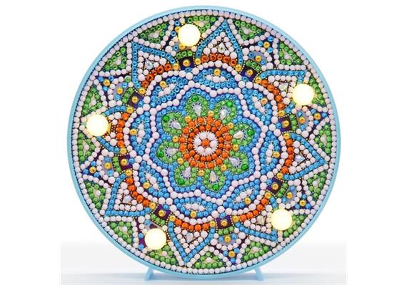 Diamond Painting Set Led Nachtlicht Mandala 15 cm