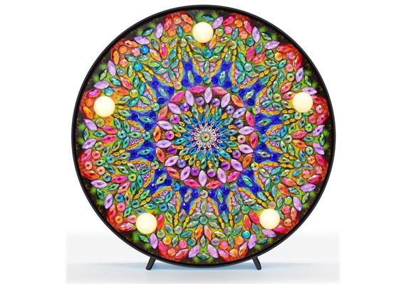 Diamond Painting Set Led Nachtlicht Mandala 15 cm