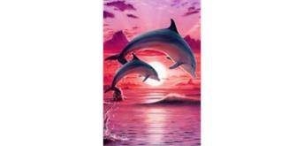 Diamond Painting Set MR21275 Dolphins 15 x 25 cm