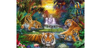 Diamond Painting Set S297 Tigers 50 x 40 cm
