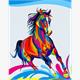 Diamond Painting Set S131 Horse 50 x 40 cm