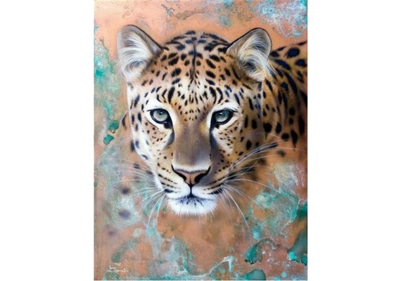 Diamond Painting Set S433 Leopard 50 x 40 cm
