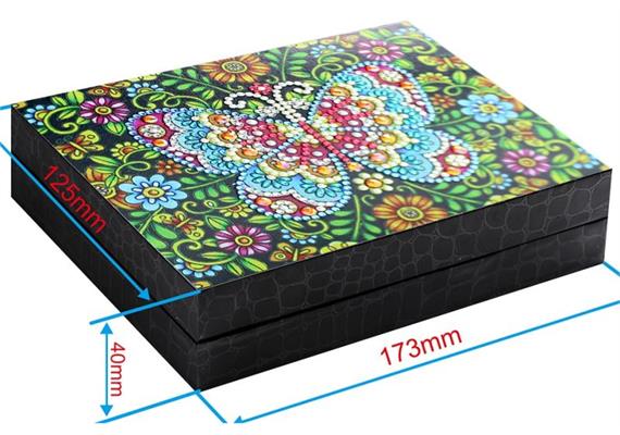 Diamond Painting Set Schmuckdose 17.3 x 12.5 x 4 cm