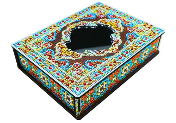 Diamond Painting Set Schmuckdose 20 x 15 x 4.5 cm